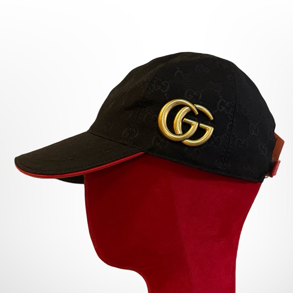 New Black with Gold Logo Dad Hat (M)